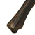 shumee vidaXL Vrtna miza rjava 90x90x73 cm lito aluminij