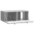 TV ormar za zid Siva sonoma 78,5 x 41 x 30 cm Konstruirano drvo