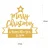 WALLXPERT XMASGOLD 004 Zidna dekoracija