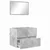 Set namještaja za kupaonicu Betonski sivi 60 x 38,3 x 45 cm