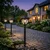 LED solarna svetiljka LAWN LED/1,2V 100 mAh 3000K 44 cm IP44 crna