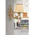 Opviq Zidna lampa Claire Coral, 15x10x13cm, IP20, Bež-zlatna boje