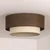 Brilagi - LED stropno svetlo BOHO ECO 1xE27/10W/230V prečnik 40 cm braon/krem