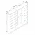 HANAH HOME Ormar za hodnik Noah 8460