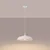 Sollux SL.1329 - Luster na sajli GINA 1xE27/15W/230V, O 38 cm, bela