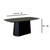 HANAH HOME Sto za dnevnu sobu Lilyum Large Black