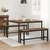 vidaXL Jedilne mize KOVINA