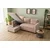 ATELIER DEL SOFA Ugaona sofa-krevet Kado Mink
