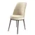 Hanah Home set trpezarijskih stolica Dexa 8 kom, krem tkanina Babyface, braon metalne noge