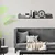 Wallity Zidna dekoracija European Cities Skyline, 120x29 cm, 1.5 mm, Crna