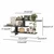 HANAH HOME Zidna polica Genoa Anthracite
