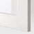 STENSUND Staklena vrata, bela, 30x80 cm