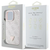 Originalni GUESS ovitek GUHCP16LP4TDPP za iPhone 16 Pro - Leather  - roza