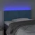 Vidaxl LED posteljno vzglavje temno modro 90x5x78/88 cm žamet