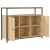 Komoda Sonoma hrast 100x35x80 cm Konstruirano drvo