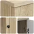 Stol s policom Sonoma 142,5 x 50 x 75 cm Konstruirano drvo