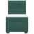 Vidaxl Box spring postelja z vzmetnico temno zelena 90x200 cm žamet