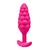 b-Vibe Bump Uniquely Textured Silicone Vibrating Plug Pink