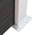 Panel za ogradu WPC 180 x 146 cm sivi