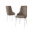 Hanah Home Set stolica Neta, 46x95x42 cm, 2 komada, Smeđe