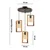Opviq Luster Rectangle Triple G Glass, Vintage