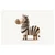 Slika prisrčna risana zebra - 120x80