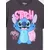 Sinsay - Majica kratkih rukava Stitch - tamno siva