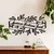 Wallity Zidna dekoracija Audaces Fortuna 2, 55 x 32 cm, Crna