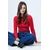 Trend Alacati Stili Ženska bluza Alc-X14395, Crvena