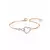 Swarovski Zapestnica Infinity, zlata