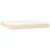 Vidaxl Box spring postelja z vzmetnico krem 180x200 cm blago