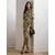 Lauren Ralph Lauren Dolga srajca kremna/temno rjava