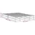 shumee vidaXL Posteljni okvir brez vzmetnice 120x200 cm masiven borov les