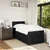 Vidaxl Box spring postelja z vzmetnico črn 90x190 cm žamet