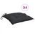 Jastuci za stolice 4 kom crni 40 x 40 x 7 cm od tkanine Oxford