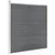 Vidaxl Vrtna ograja WPC 526x186 cm siva
