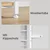 Songmics Kuhinjska polica 42x90x167.3 cm rjava