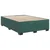 Vidaxl Box spring postelja z vzmetnico temno zelena 140x200 cm žamet