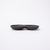 Skleda za omako STONE SLAB 15 cm, črna, keramika, MIJ