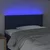 Vidaxl vidaXL Vzglavje postelje z LED modro 80x5x78/88 cm blago