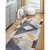 Svetlo siv tekač 80x250 cm Soft Halleby – FD
