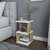 HANAH HOME Noćni stočić Carter White Oak