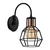 Opviq Zidna lampa E27 Socket, Crno-Bronzana