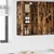 Vidaxl Viseča omarica Dimljeni oreh 40 x 29,5 x 80 cm Konstruiran les