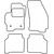 Textile car mats Ford Mondeo 2000-2007