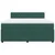 Vidaxl Box spring postelja z vzmetnico temno zelena 180x200 cm žamet