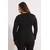Trendyol Curve Ženska bluza Tbbaw26Af00133, Crna