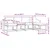 Set vanjskih sofa s jastukom 5 pcs Bijela i krem