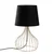 Opviq Stona lampa Telis-5401, 28x28x51 cm, IP20, Crno-zlatne boje