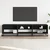 TV ormarić crni 180x40x46 cm od konstruiranog drva